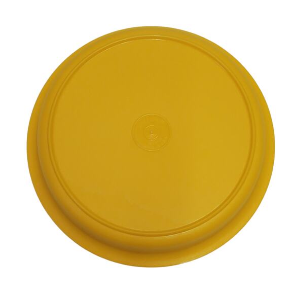 VTG 70s Tupperware Seal N Serve Bowl Harvest Yellow‎ No Lid 1206-13 Collectible - Picture 3 of 4